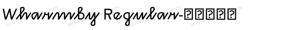 Wharmby Regular字体转换